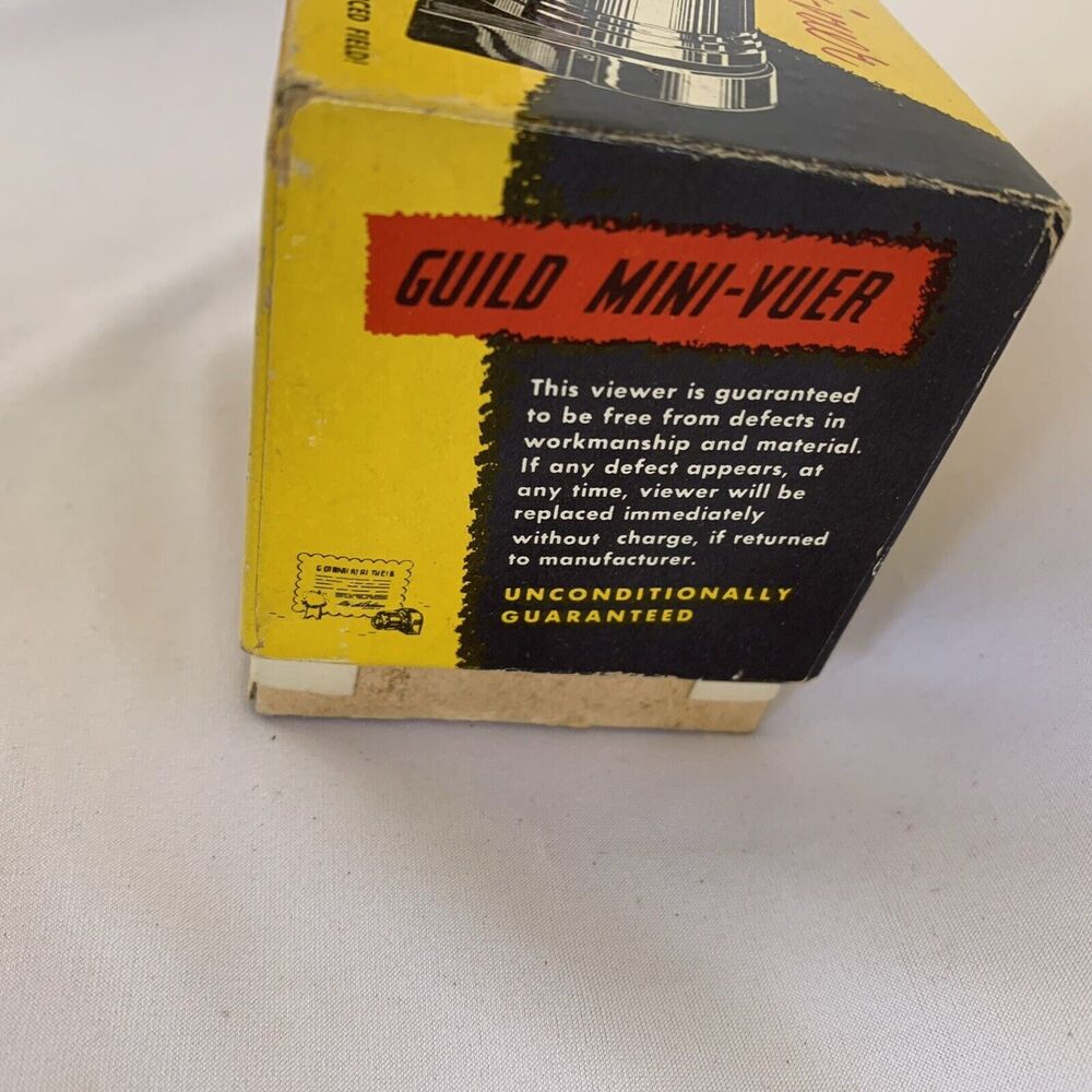 VINTAGE ANTIQUE‎ Guild Mini-Viewer W/ORIG BOX 2" x 2" PHOTO Slides PHOTOGRAPHY - Picture 3 of 7